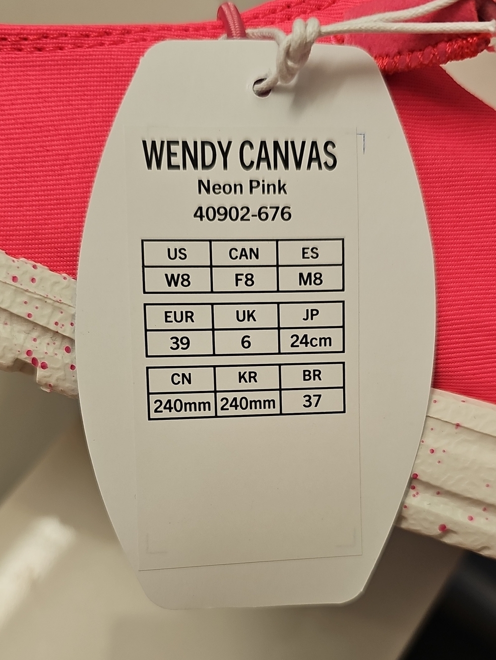 Women's Hey Dude Wendy Stretch Canvas Neon Pink. NWT. Never Worn. - Picture 7 of 10